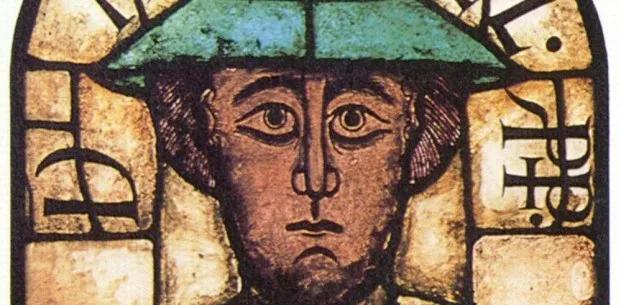 Romaans en vroeg-gotisch glasraam